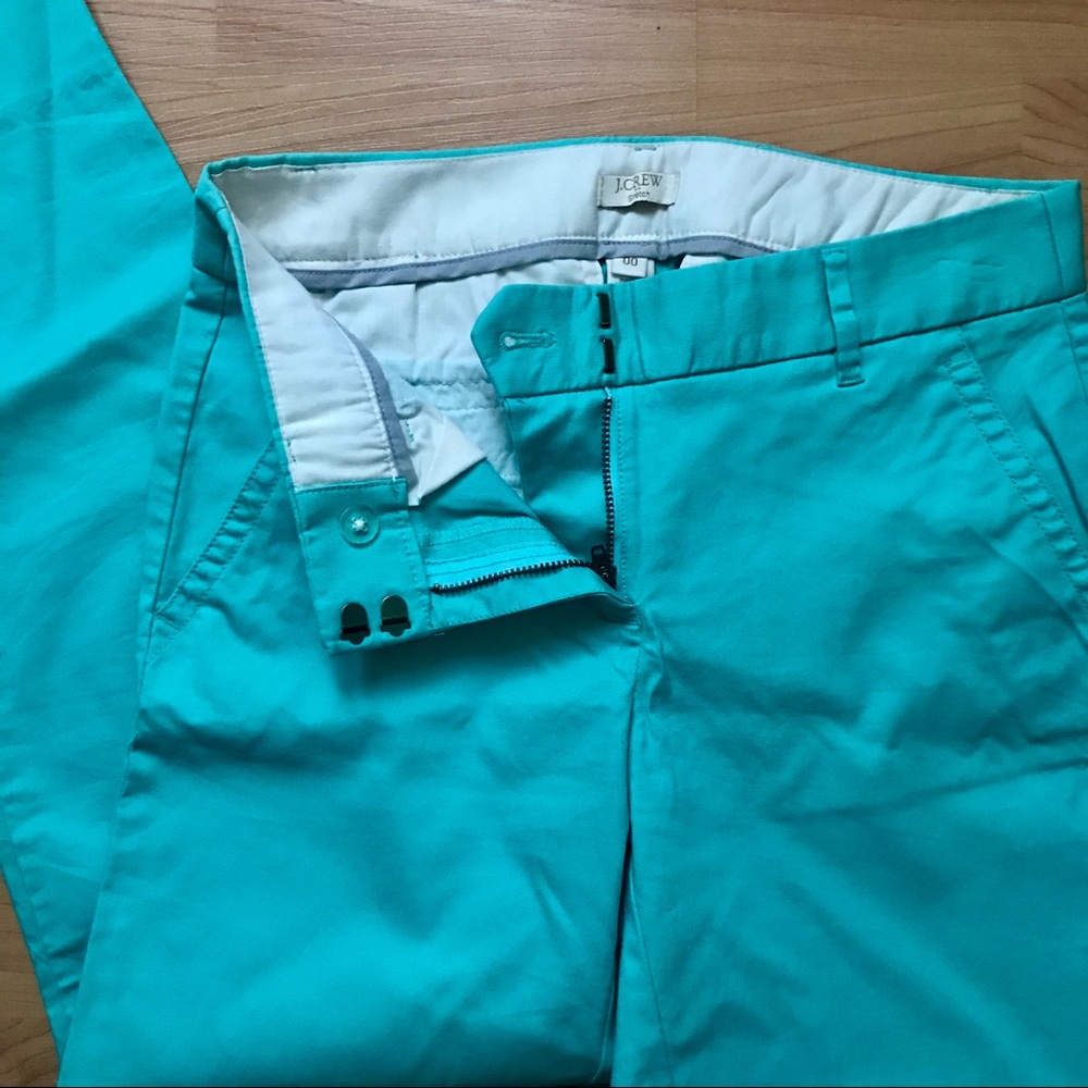 J. Crew Seafoam Green Chino Pants size 00 - Picture 2 of 8